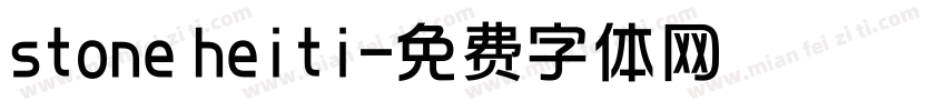 stone heiti字体转换